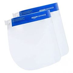 Amazon Commercial Transparent Safety Face Shield, Full Protection
