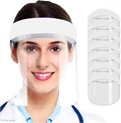 PEAKWILL 20pcs Full Face Shield,Protective Face Shield Anti Splas