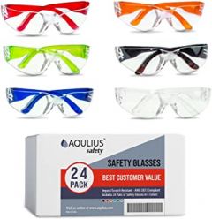 Safety Glasses (Protective Goggles) Anti Fog Clear Glasses. Nurse