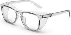 TOREGE Safety Glasses, Fashionable Eye Protection With Clear, Scr