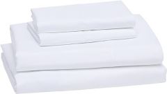 White Classic Twin Flat Sheets