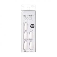KISS imPRESS No Glue Mani Press On Nails, Color, Frosting', 