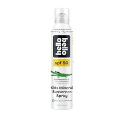 Hello Bello SPF 50 Kids Mineral Sunscreen Spray - Hypoallergenic 