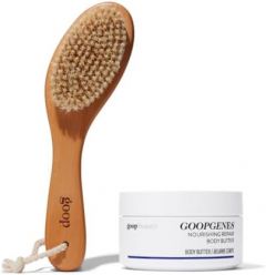 goop Beauty Dry Brush and Body Butter | Exfoliating & Detoxif