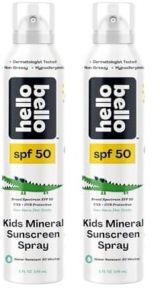 Hello Bello SPF 50 Mineral Sunscreen Spray - Hypoallergenic Broad