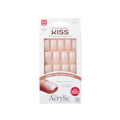 KISS Salon Acrylic, Press-On Nails, Nail glue included, 'Eup
