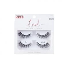 KISS Lash Couture Faux Mink False Eyelashes Double Pack, Knot-Fre