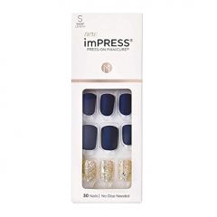 KISS imPRESS Press-On Manicure, Nail Kit, PureFit Technology, Sho