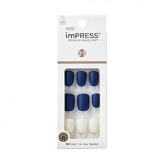 KISS imPRESS No Glue Mani Press On Nails, Design, Chasing Stars&#
