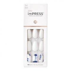 KISS imPRESS No Glue Mani Press On Nails, Design, 'Tye Dye&#