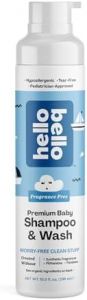 Hello Bello Shampoo & Body Wash - Gentle Hypoallergenic Tear-