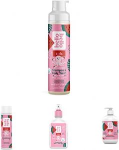 Hello Bello Watermelon Essentials Bundle | Shampoo & Body Was
