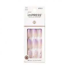 KISS imPRESS No Glue Mani Press On Nails, Design, All I Want'