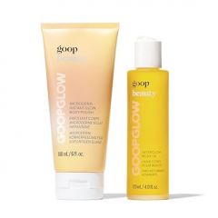 goop Beauty Micorderm Body Scrub & Body Oil Bundle | 4 fl oz 