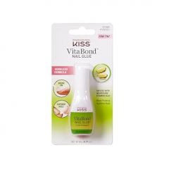 KISS VitaBond Brush-On Nail Glue for Press On Nails, Ultra Hold O