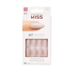 KISS Gel Fantasy Press On Nails, Nail glue included, 'Bookwo