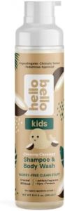 Hello Bello Kids Shampoo & Body Wash - Gentle Hypoallergenic 