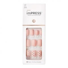 KISS imPRESS No Glue Mani Press On Nails, Design, Petite Secrets&