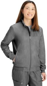 Fabletics Women's Daily 3-Pocket Scrub Jacket - MotionTech, 