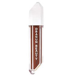 DRAGUN BEAUTY DragunGlass Matte Liquid Lipstick, Dark Chocolate, 
