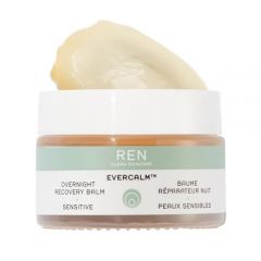 REN Clean Skincare Overnight Recovery Balm - Face Moisturizer for