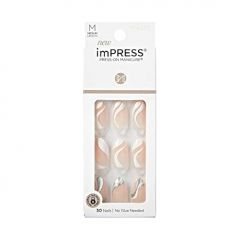 KISS imPRESS No Glue Mani Press On Nails, Design, On My Mind'