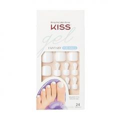 KISS Gel Fantasy Press On Toenails, Nail Glue Included, 'Thi
