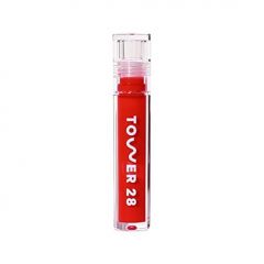 Tower 28 ShineOn Lip Jelly, FIRE, Non-Sticky Lip Gloss, Sheer Ora
