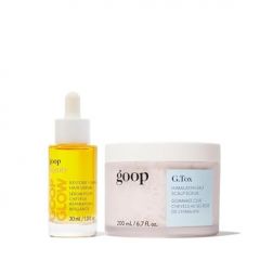 goop Beauty Himalayan Scalp Scrub Shampoo & Hair Serum Bundle