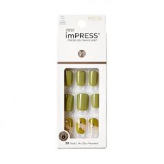 KISS imPRESS No Glue Mani Press On Nails, Design, Before Sunrise&