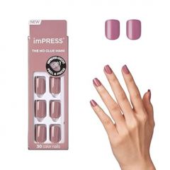 KISS imPRESS No Glue Mani Press On Nails, Color, Petal Pink'