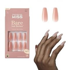 KISS Bare but Better Press On Nails, Nail glue included, 'Nu