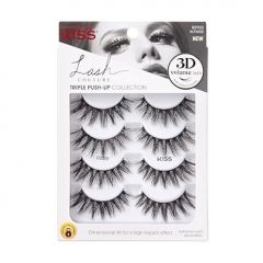 KISS Lash Couture Triple Push-Up False Eyelashes, 'Robe'