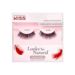 KISS Looks So Natural False Eyelashes, 'Flirty', 12 mm,