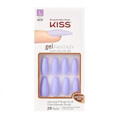 KISS Gel Fantasy Ready-to-Wear Press-On Sculpted Gel Nails, “Ni