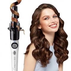KISS Instawave Deluxe Automatic Rotating Curling Iron, Ceramic Io