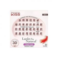 KISS Looks So Natural Trio Lash Medium Combo Pack, False Eyelashe