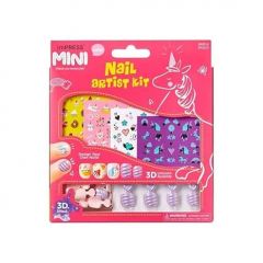 KISS imPRESS No Glue Mani Press On Nails, Mini Nail Artist Kit, 3