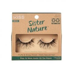KISS Sister Nature False Eyelashes, 'Dawn', 12 mm, 100%