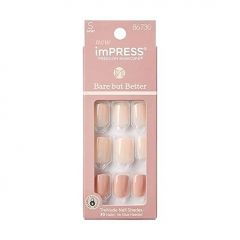 KISS imPRESS No Glue Mani Press On Nails, Bare But Better, '