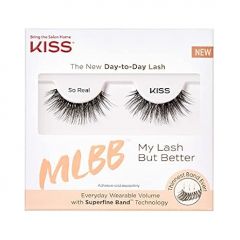 KISS My Lash Better False Eyelashes, 12 mm, Includes 1 Pair Of Re