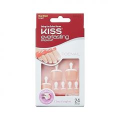 KISS Everlasting, Press On Toenails, Nail Glue Included, 'Li