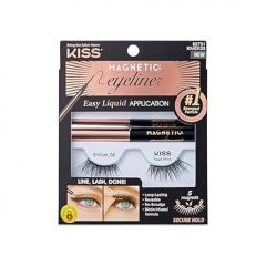 KISS Magnetic Eyeliner False Eyelashes, 'Entice', 12 mm