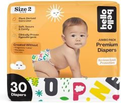 Hello Bello Premium Baby Diapers Size 2 I 30 Count of Disposable,