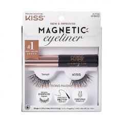 KISS Magnetic Eyeliner & Lash Kit, Tempt, 1 Pair of Synthetic