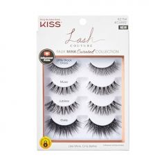 KISS Lash Couture Faux Mink False Eyelashes Multipack, Celebrity 