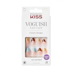 KISS Voguish Fantasy Press On Nails, Nail glue included, 'Ch
