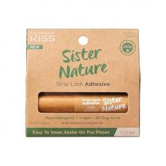 KISS Sister Nature, Lash Glue, Strip Lash Adhesive, Clear, Includ