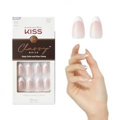 KISS Classy Press On Nails, Nail glue included, 'Dashing