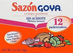Goya Foods Saz? Seasoning without Annatto, 2.11 Ounce (Pack of 24